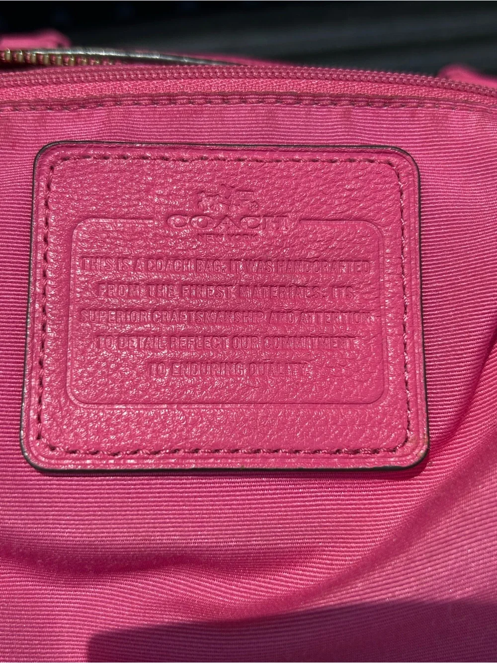 🩷 Coach Fuchsia Pebbled Leather Bennett Satchel Crossbody - Silver Hardware